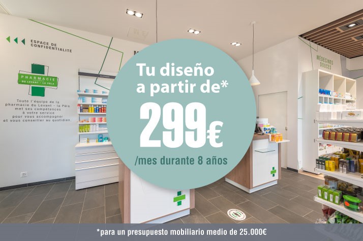 ¡El diseño de tu Farmacia desde 299€/mes*!